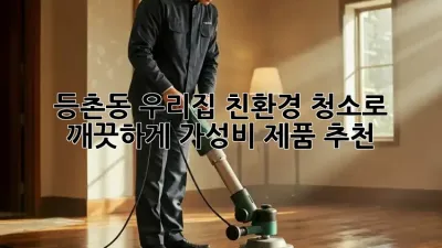 🏡 등촌동 우리집, 친환경 청소로 깨끗하게! 가성비 제품 추천